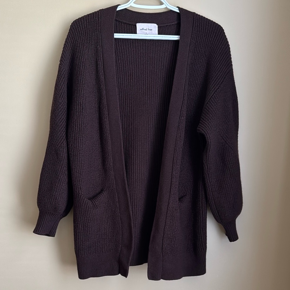Wilfred Dark Brown Cardigan